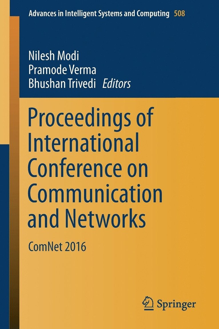 Proceedings of International Conference on Communication and Networks 1