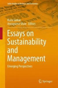 bokomslag Essays on Sustainability and Management