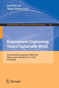 bokomslag Requirements Engineering Toward Sustainable World