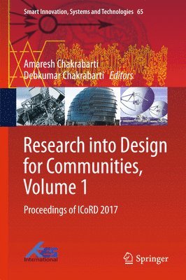 bokomslag Research into Design for Communities, Volume 1