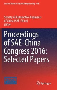 bokomslag Proceedings of SAE-China Congress 2016: Selected Papers