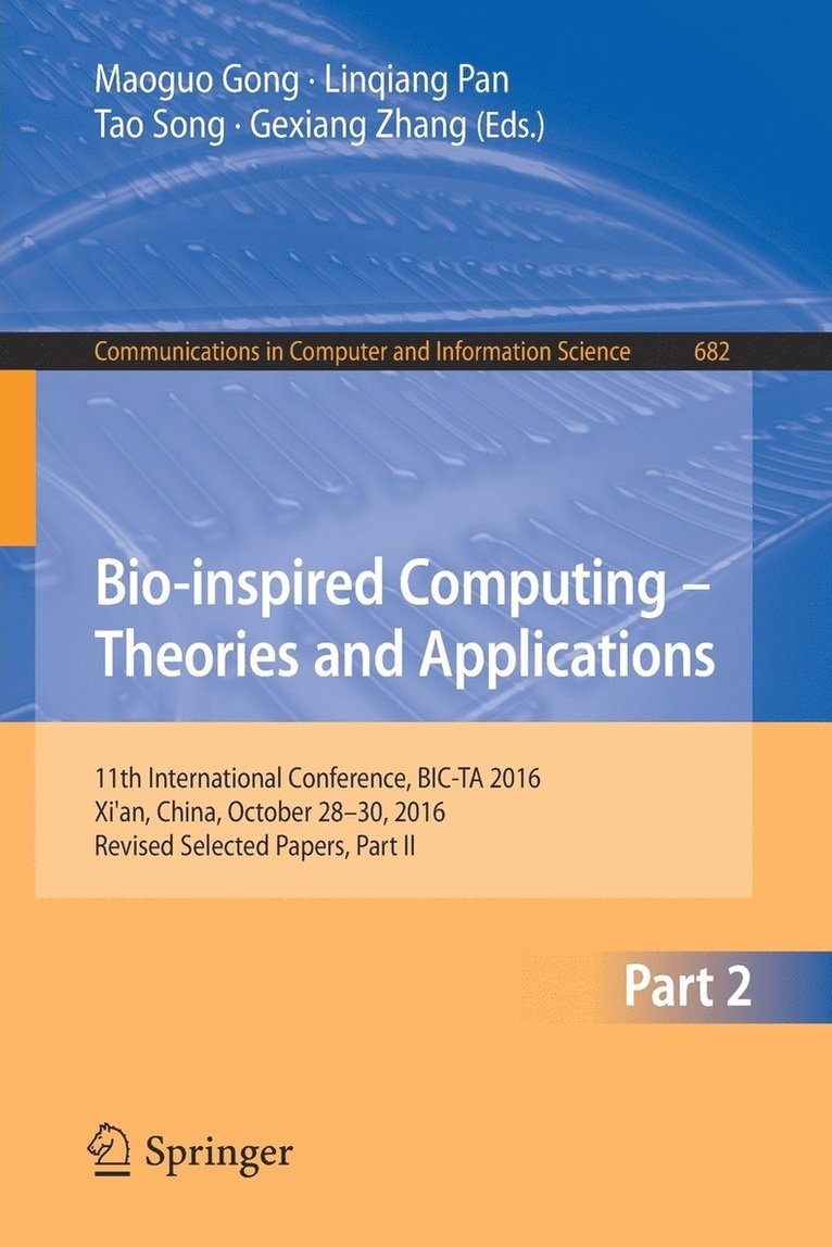 Bio-inspired Computing  Theories and Applications 1