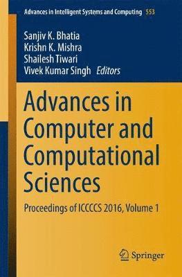 Advances in Computer and Computational Sciences 1
