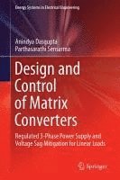 bokomslag Design and Control of Matrix Converters