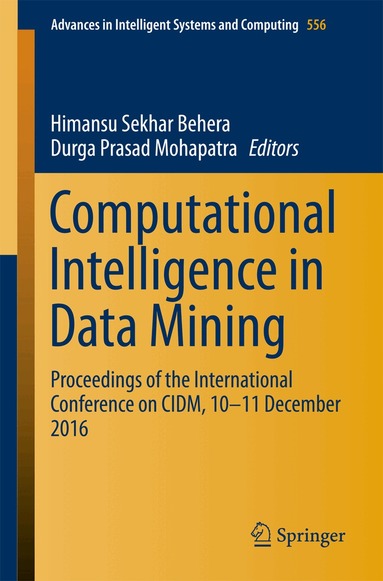 Himansu Sekhar Behera, Durga Prasad Mohapatra - Computational Intelligence in Data Mining, Häftad