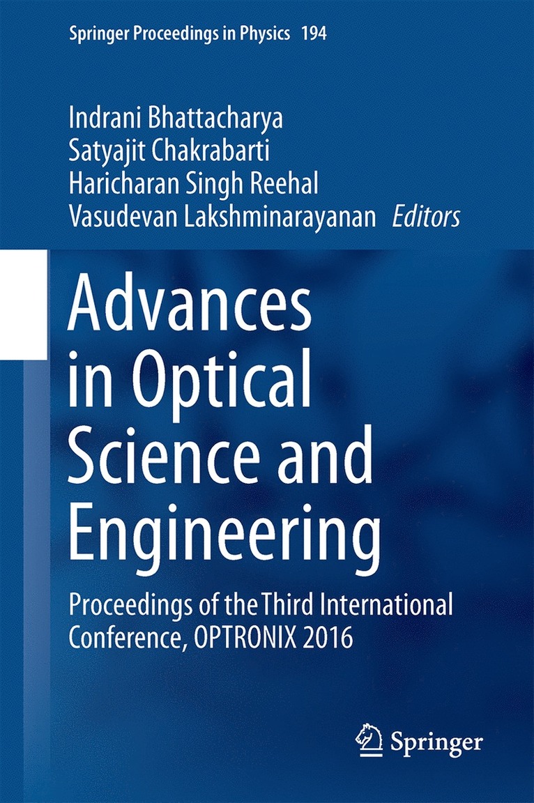 Advances in Optical Science and Engineering