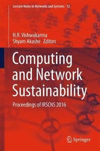 bokomslag Computing and Network Sustainability