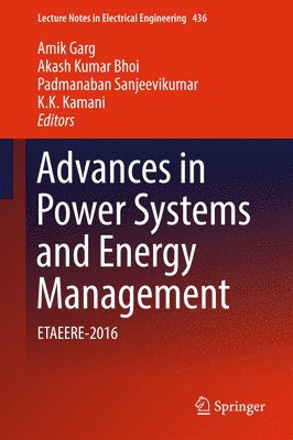 bokomslag Advances in Power Systems and Energy Management