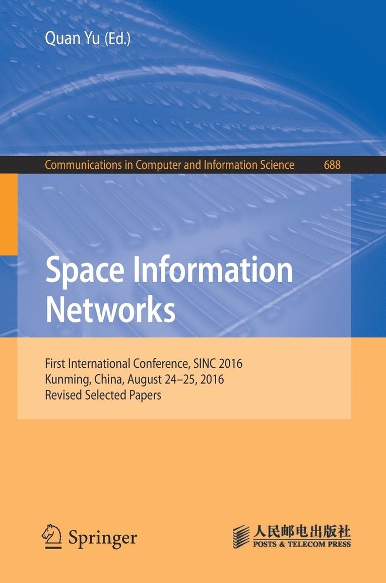 Quan Yu - Space Information Networks, Häftad