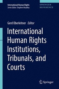 bokomslag International Human Rights Institutions, Tribunals, and Courts