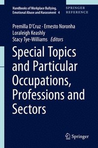 bokomslag Special Topics and Particular Occupations, Professions and Sectors