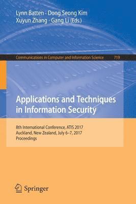 bokomslag Applications and Techniques in Information Security