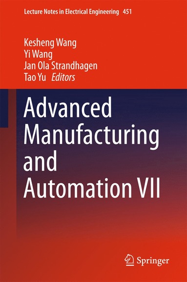 bokomslag Advanced Manufacturing and Automation VII