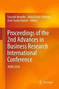 bokomslag Proceedings of the 2nd Advances in Business Research International Conference