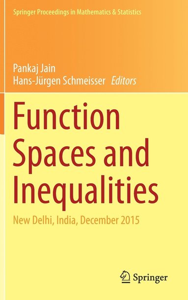 bokomslag Function Spaces and Inequalities