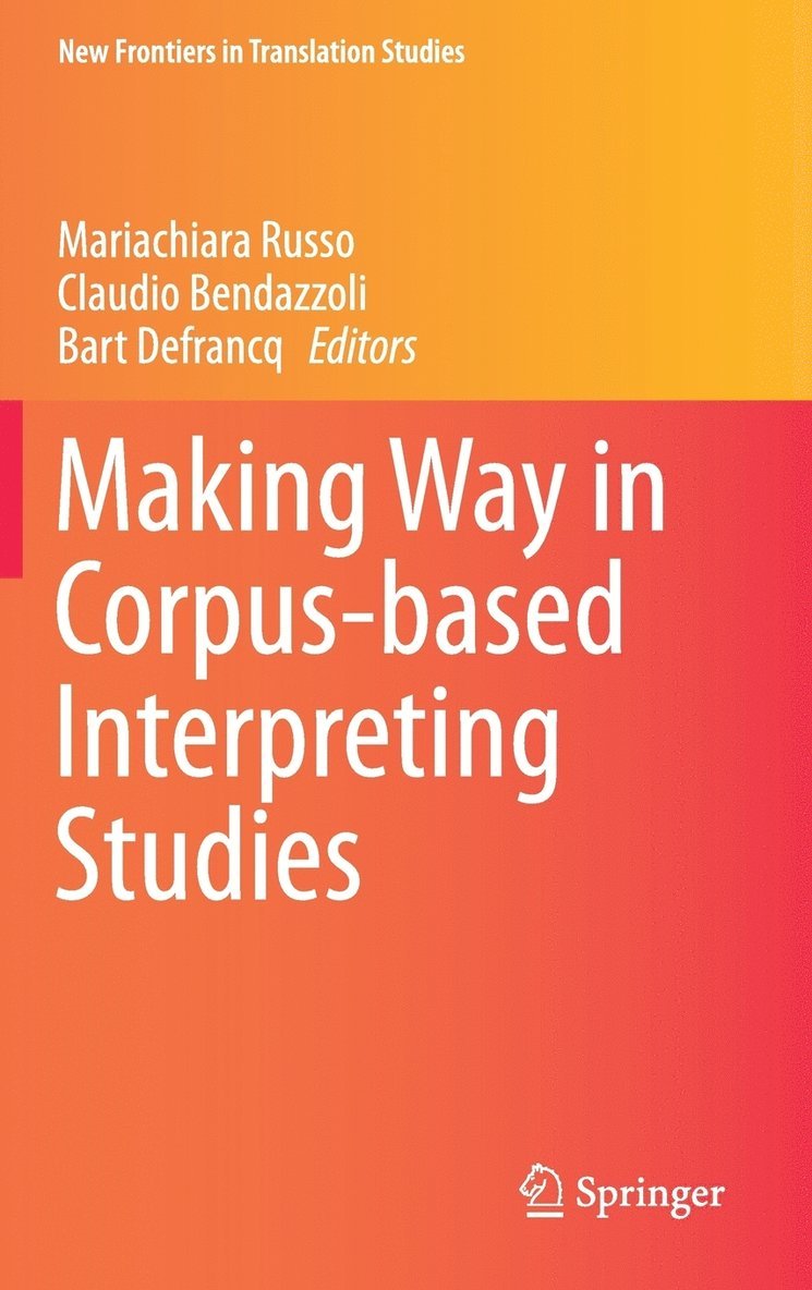 Making Way in Corpus-based Interpreting Studies 1