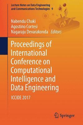 bokomslag Proceedings of International Conference on Computational Intelligence and Data Engineering