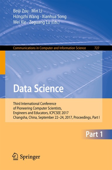 Beiji Zou, Min Li, Hongzhi Wang, Xianhua Song, Wei Xie, Zeguang Lu - Data Science, Häftad
