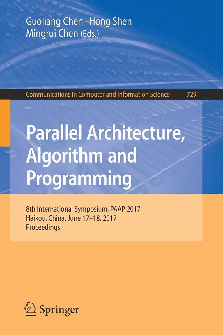Parallel Architecture, Algorithm and Programming 1