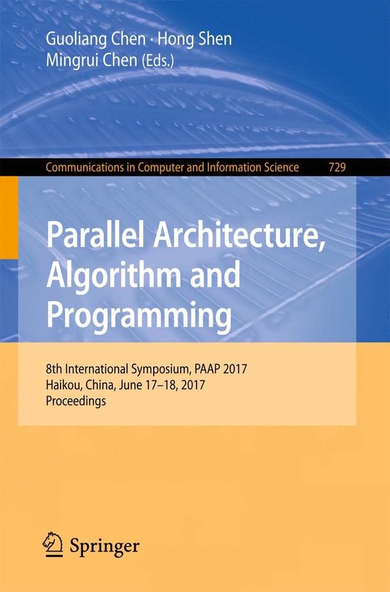 Parallel Architecture, Algorithm and Programming 1