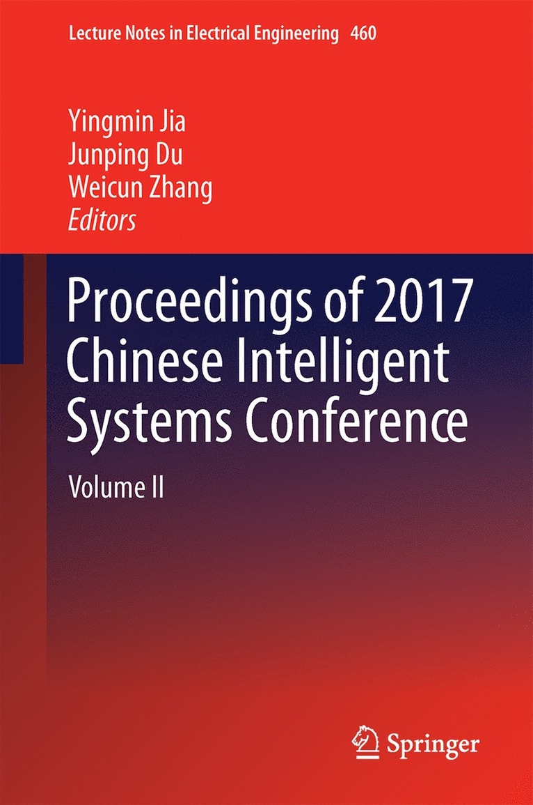 Proceedings of 2017 Chinese Intelligent Systems Conference 1