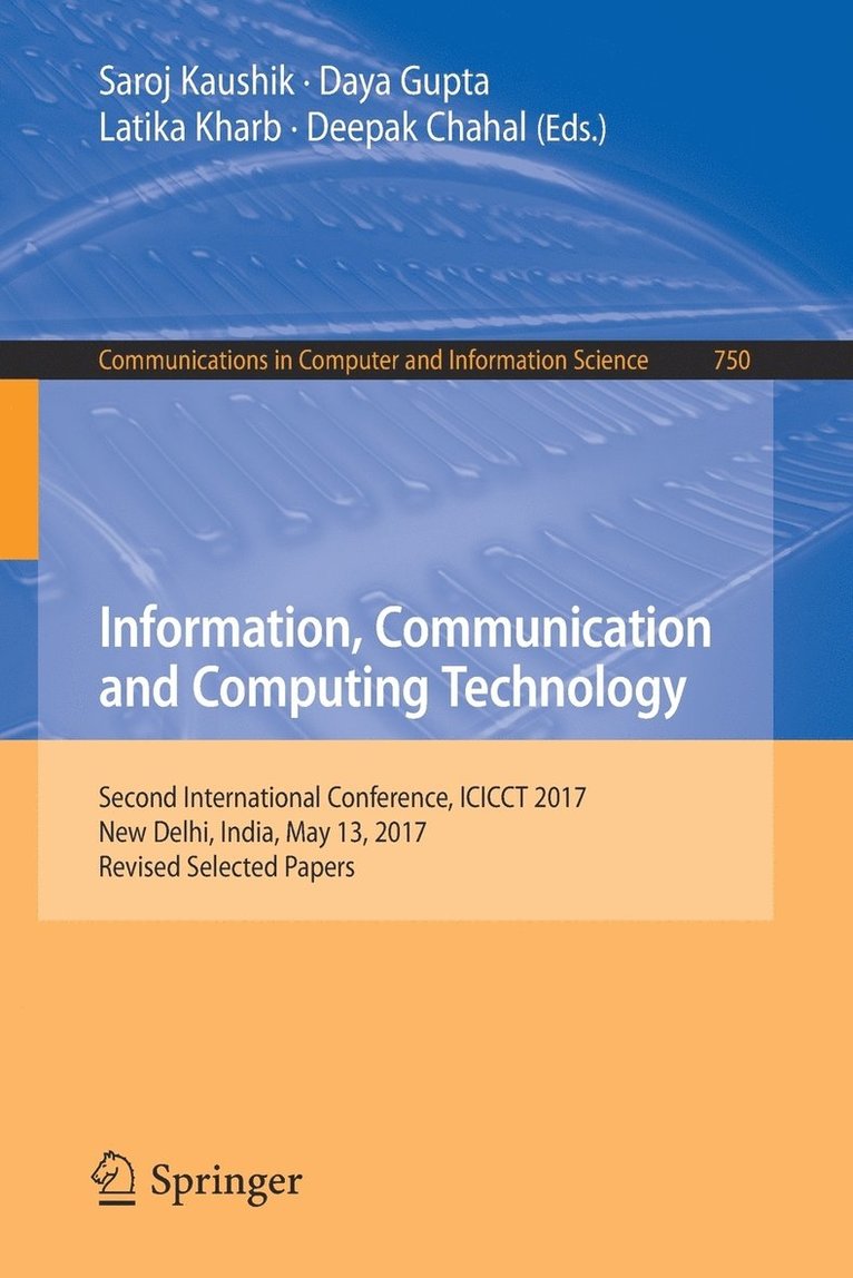 Information, Communication and Computing Technology 1