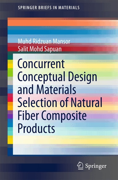 Muhd Ridzuan Mansor, Salit Mohd Sapuan - Concurrent Conceptual Design and Materials Selection of Natural Fiber Composite Products, Häftad
