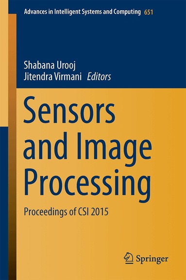 Shabana Urooj, Jitendra Virmani - Sensors and Image Processing, Häftad