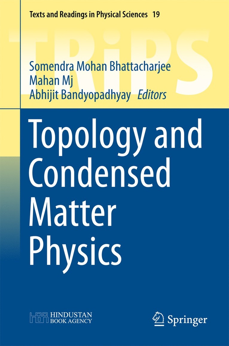 Topology and Condensed Matter Physics 1