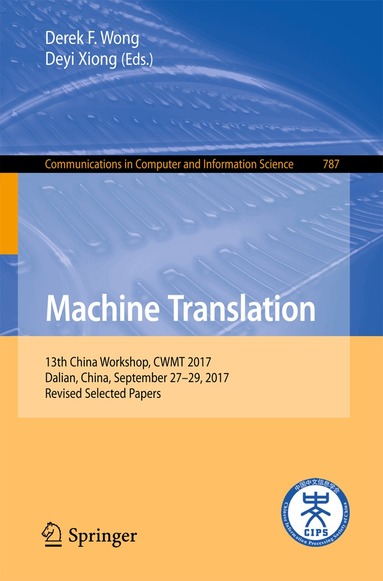 Derek F. Wong, Deyi Xiong - Machine Translation, Häftad