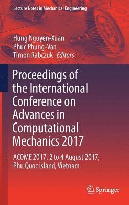 Proceedings of the International Conference on Advances in Computational Mechanics 2017 1