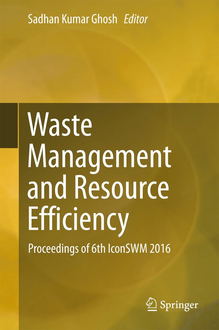 Sadhan Kumar Ghosh - Waste Management and Resource Efficiency, Inbunden