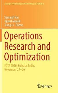bokomslag Operations Research and Optimization