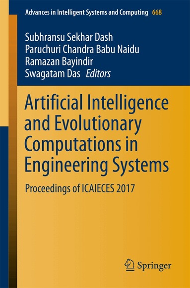 Subhransu Sekhar Dash, Paruchuri Chandra Babu Naidu, Ramazan Bayindir, Swagatam Das - Artificial Intelligence and Evolutionary Computations in Engineering Systems, Häftad