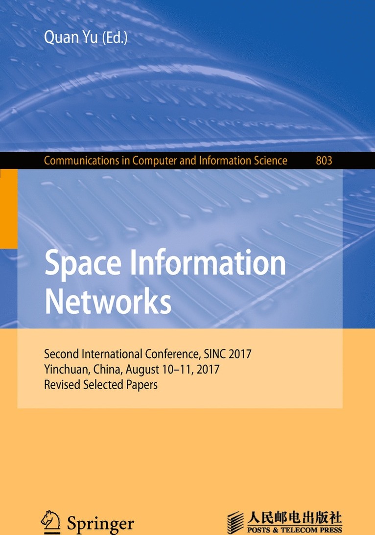 Quan Yu - Space Information Networks, Häftad