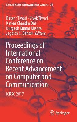 Proceedings of International Conference on Recent Advancement on Computer and Communication 1