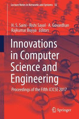 H. S. Saini, Rishi Sayal, A. Govardhan, Rajkumar Buyya - Innovations in Computer Science and Engineering, Häftad