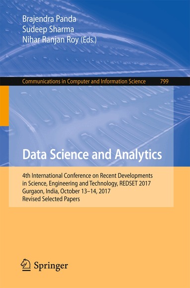 Brajendra Panda, Sudeep Sharma, Nihar Ranjan Roy - Data Science and Analytics, Häftad