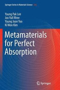 bokomslag Metamaterials for Perfect Absorption