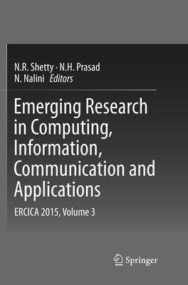 bokomslag Emerging Research in Computing, Information, Communication and Applications