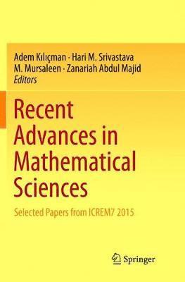 Recent Advances in Mathematical Sciences 1
