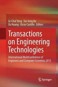 bokomslag Transactions on Engineering Technologies