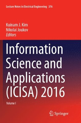 Information Science and Applications (ICISA) 2016 1