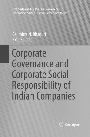 bokomslag Corporate Governance and Corporate Social Responsibility of Indian Companies