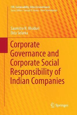 Corporate Governance and Corporate Social Responsibility of Indian Companies 1