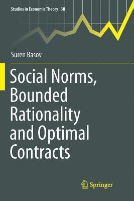 bokomslag Social Norms, Bounded Rationality and Optimal Contracts