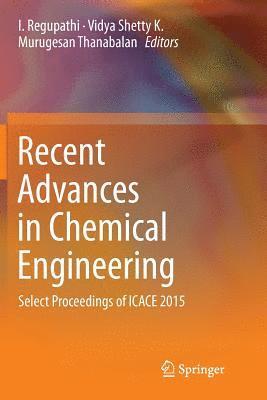bokomslag Recent Advances in Chemical Engineering