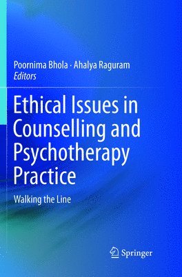 bokomslag Ethical Issues in Counselling and Psychotherapy Practice