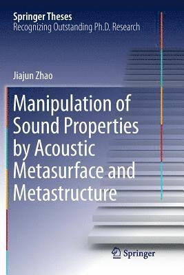 Jiajun Zhao - Manipulation of Sound Properties by Acoustic Metasurface and Metastructure, Häftad