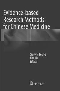 bokomslag Evidence-based Research Methods for Chinese Medicine